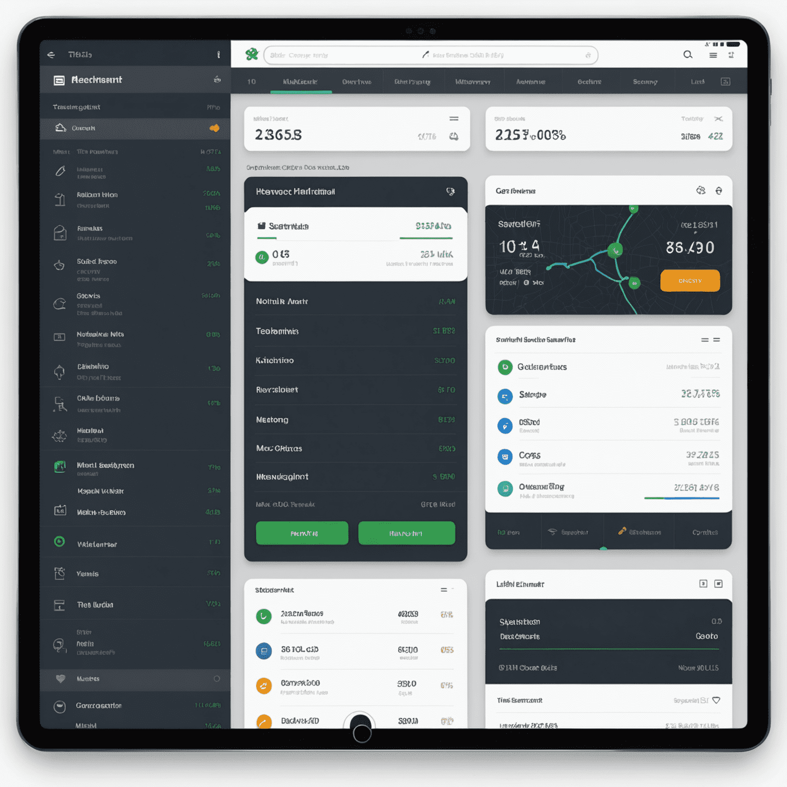 MX Merchant dashboard showing an intuitive user interface with clear navigation, transaction summary, and quick action buttons