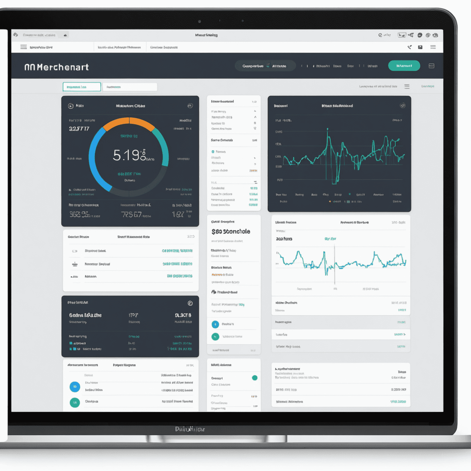 Side-by-side comparison of MX Merchant's user-friendly interface with a competitor's more complex dashboard