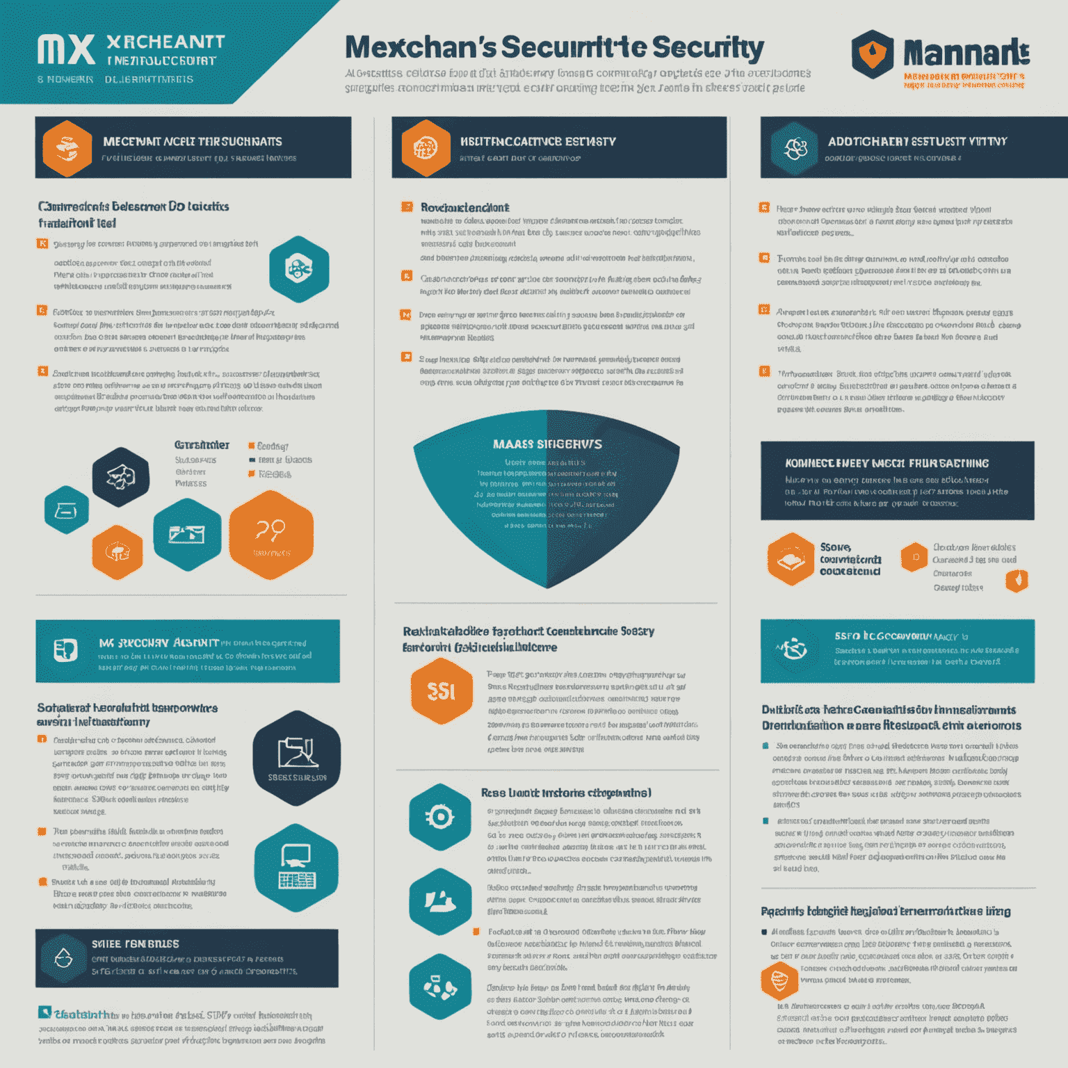 Infographic showing MX Merchant's advanced security features compared to industry standards